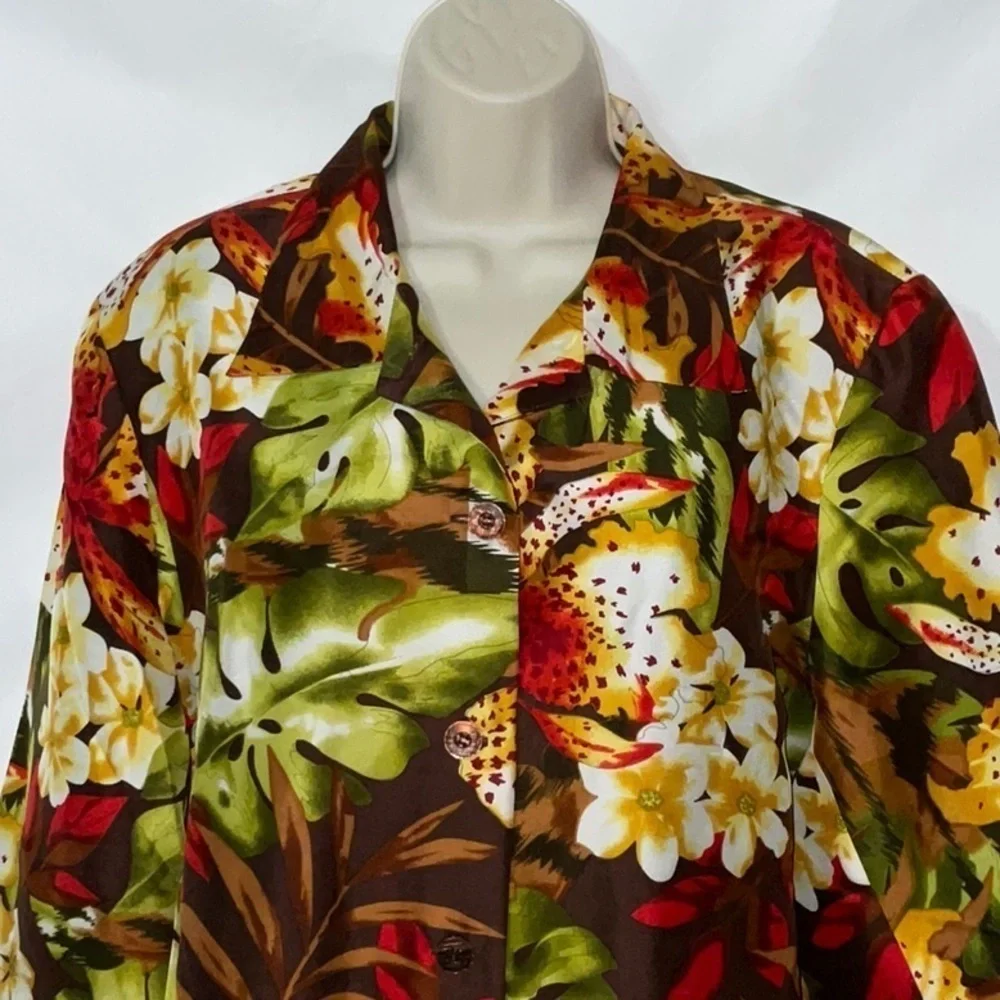 ☀️Silkland Silk Blouse or Blazer, Size 16